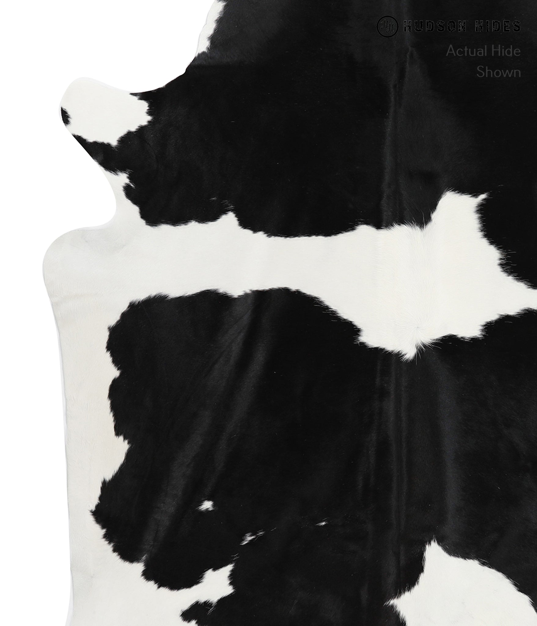 Black and White Cowhide Rug #29972