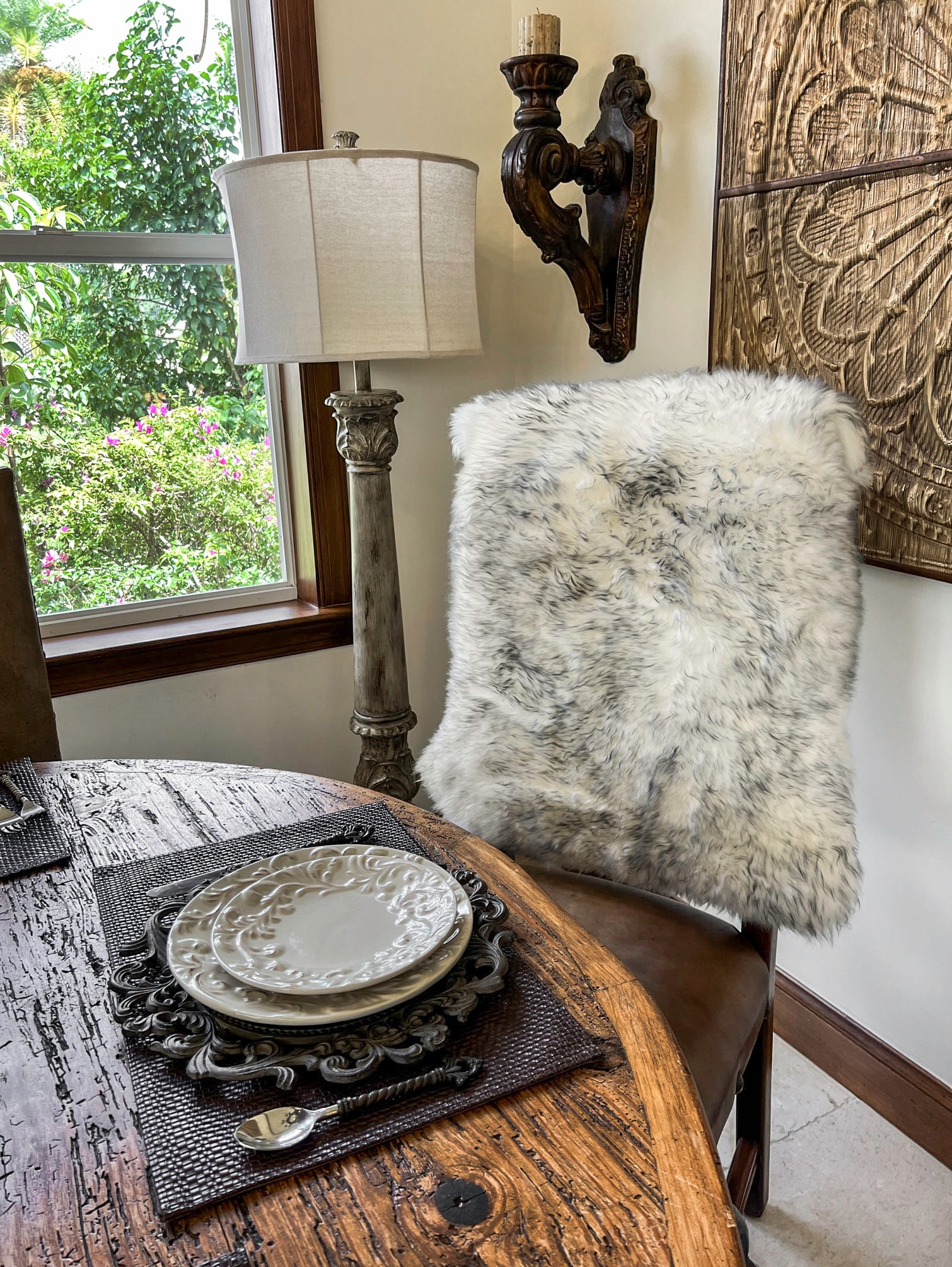 Grey Mist New Zealand Sheepskin 2' x 3' by Hudson Hides