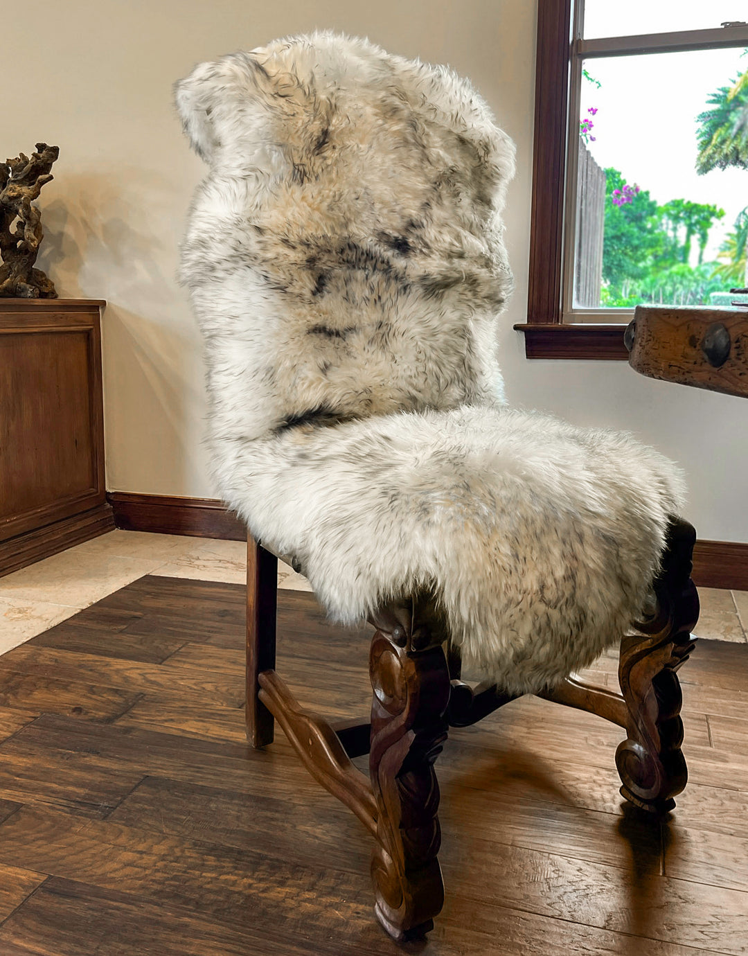 Grey Mist New Zealand Sheepskin 2-Pelt 2' x 6' by Hudson Hides
