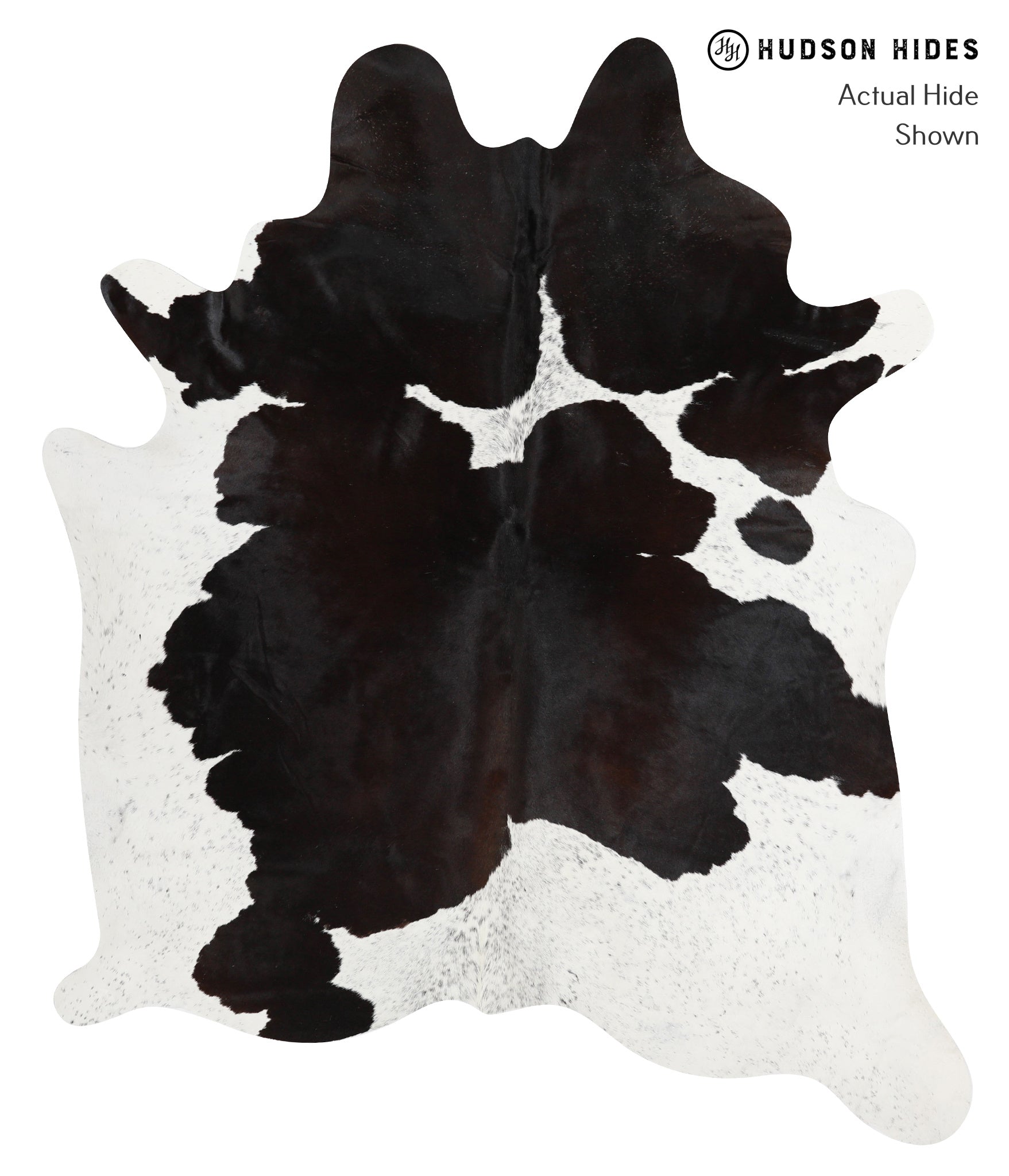 Black and White Cowhide Rug #30191