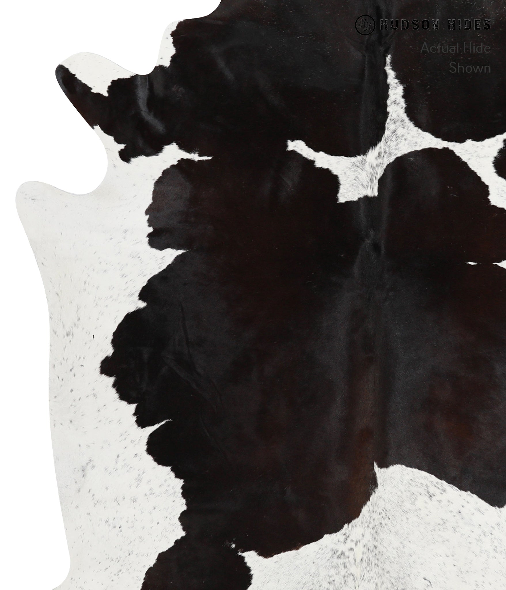 Black and White Cowhide Rug #30191