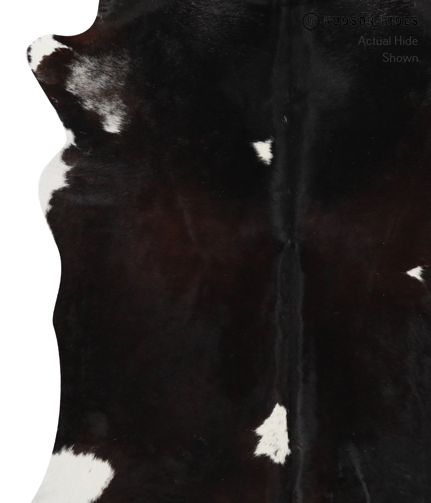 Black and White Cowhide Rug #30324