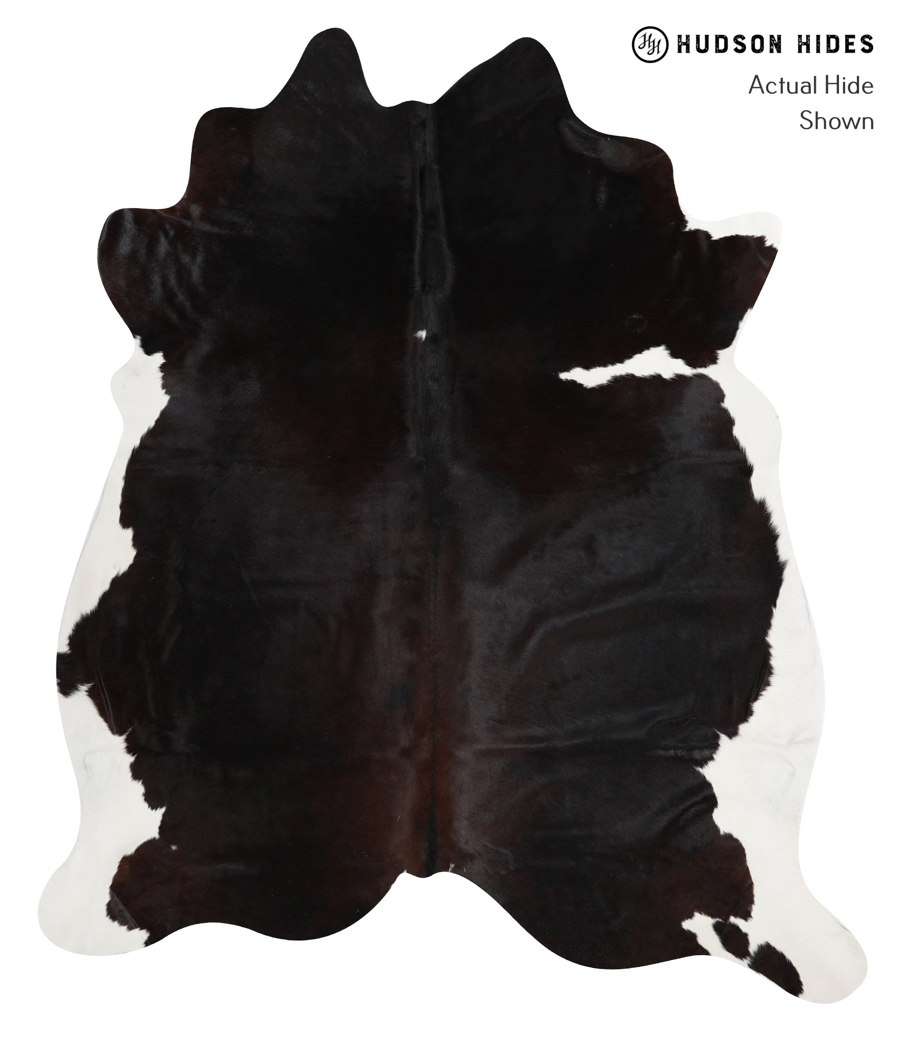 Black and White Cowhide Rug #30449