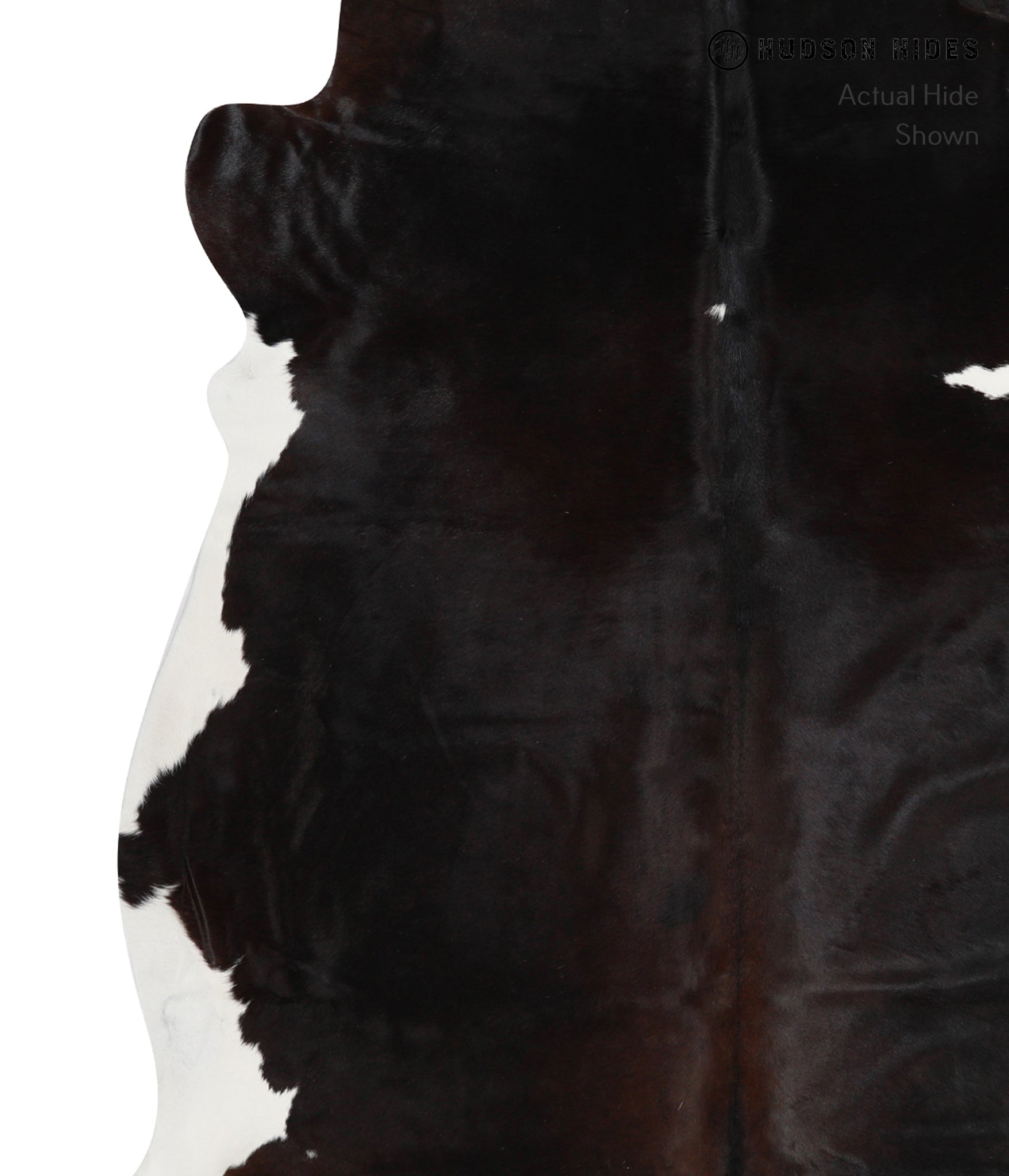 Black and White Cowhide Rug #30449