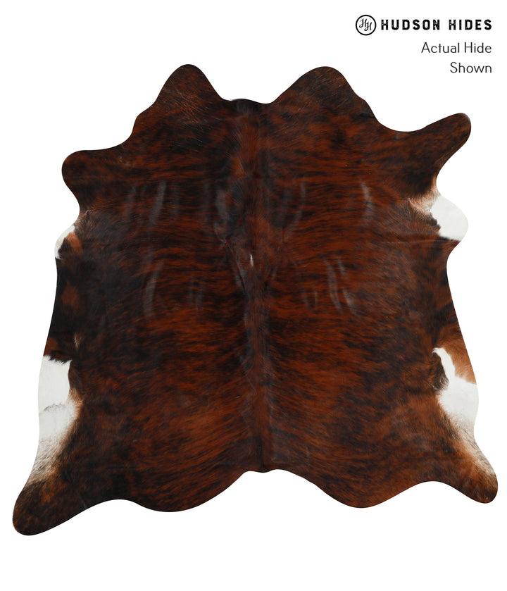 Dark Brindle X-Large Brazilian Cowhide Rug 6'7"H x 6'9"W #30507 by Hudson Hides