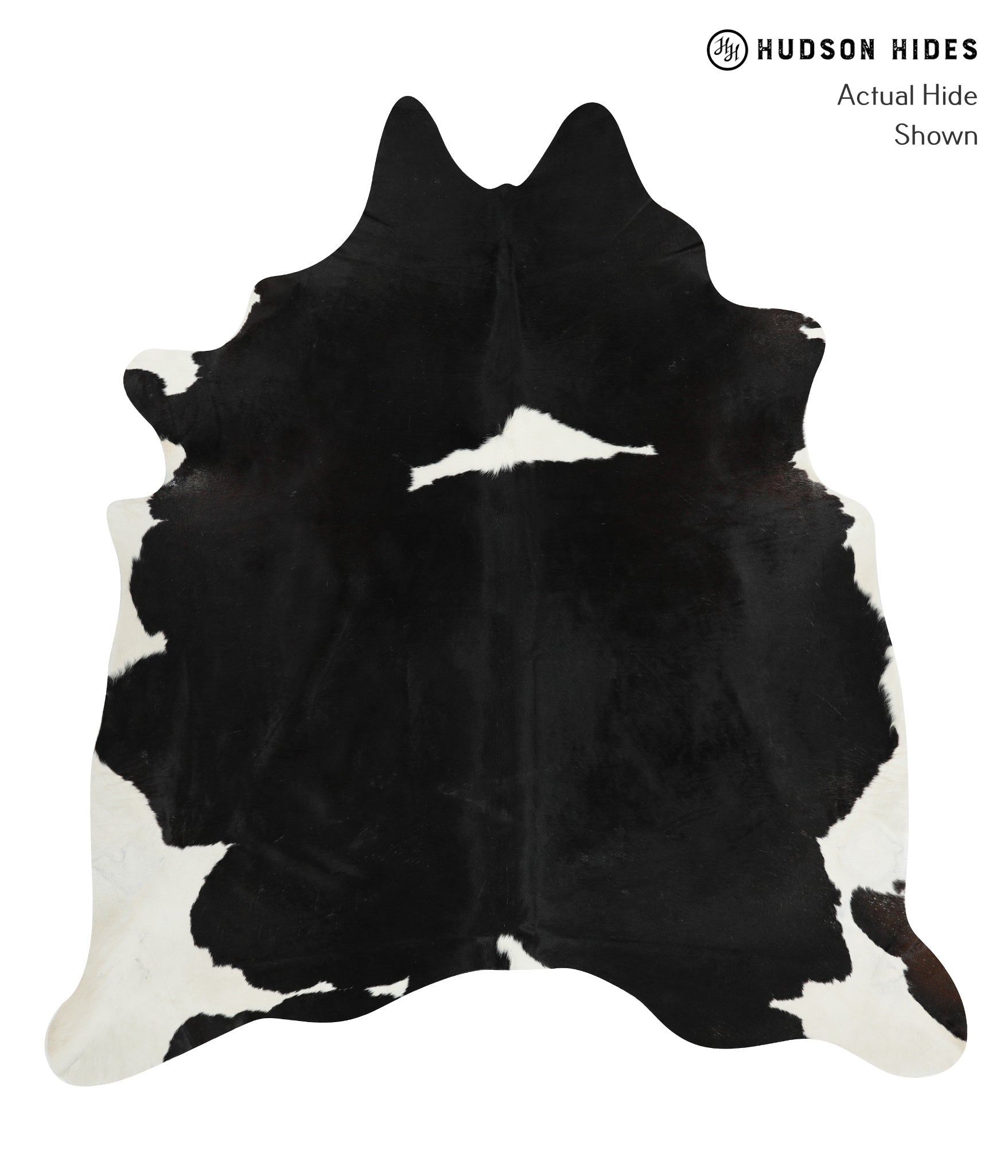 Black and White Cowhide Rug #30568
