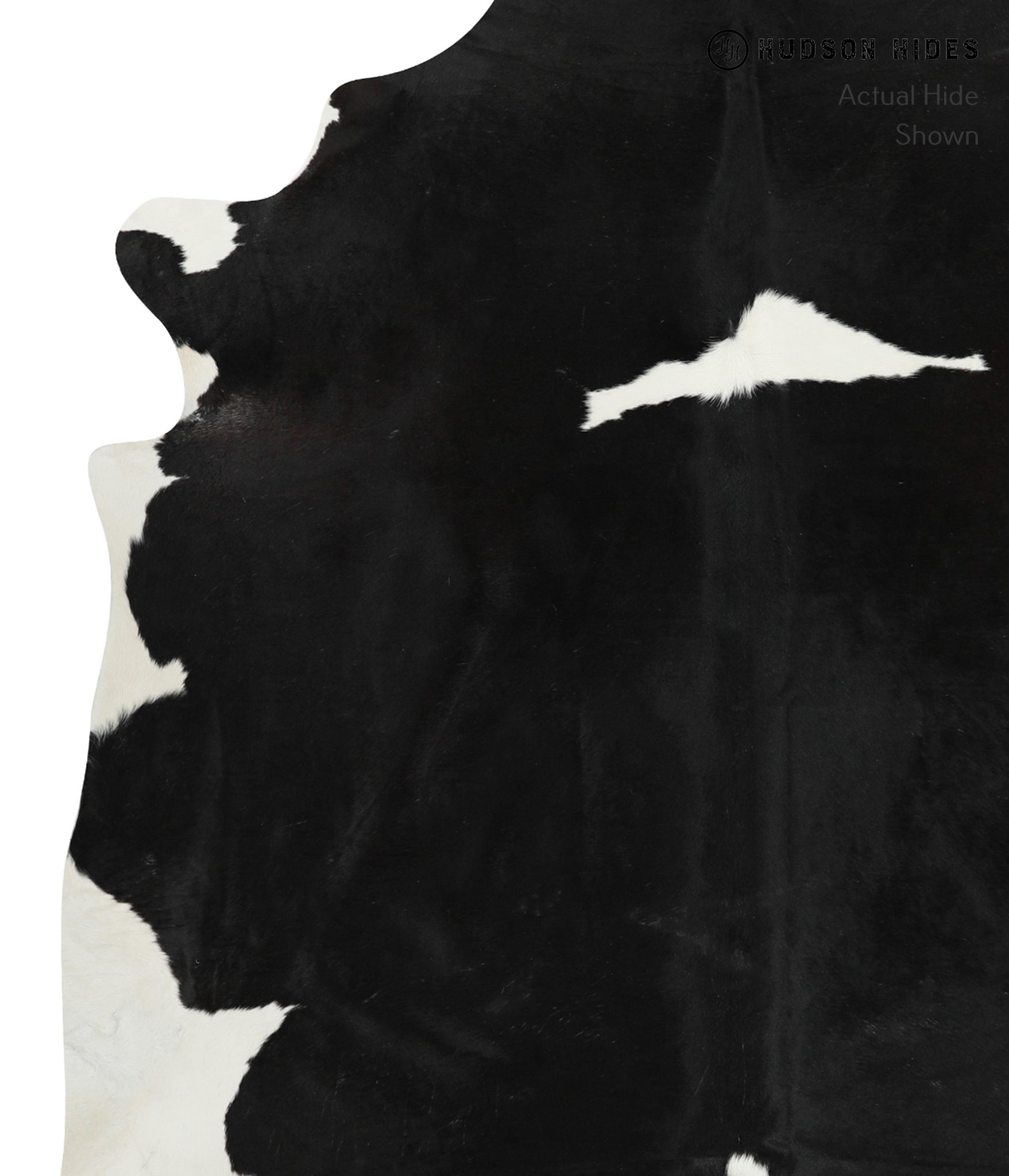 Black and White Cowhide Rug #30568