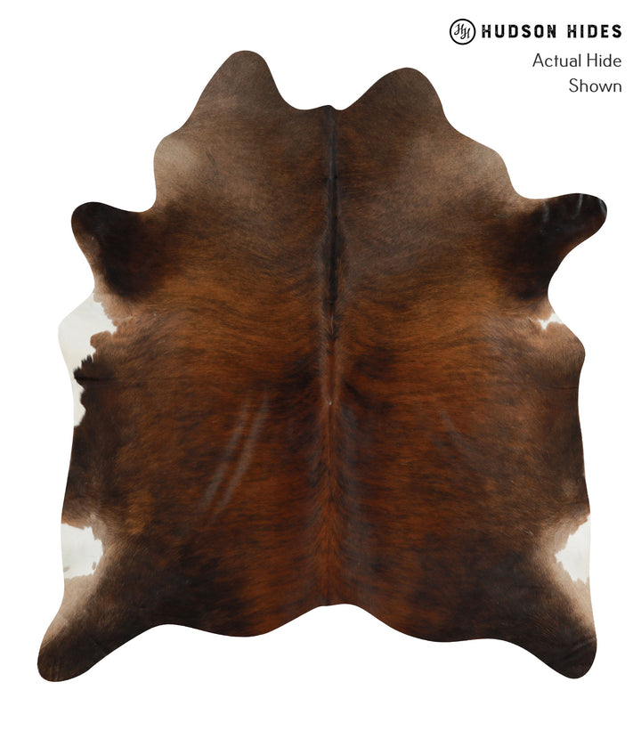 Dark Brindle X-Large Brazilian Cowhide Rug 6'11"H x 6'1"W #30861 by Hudson Hides