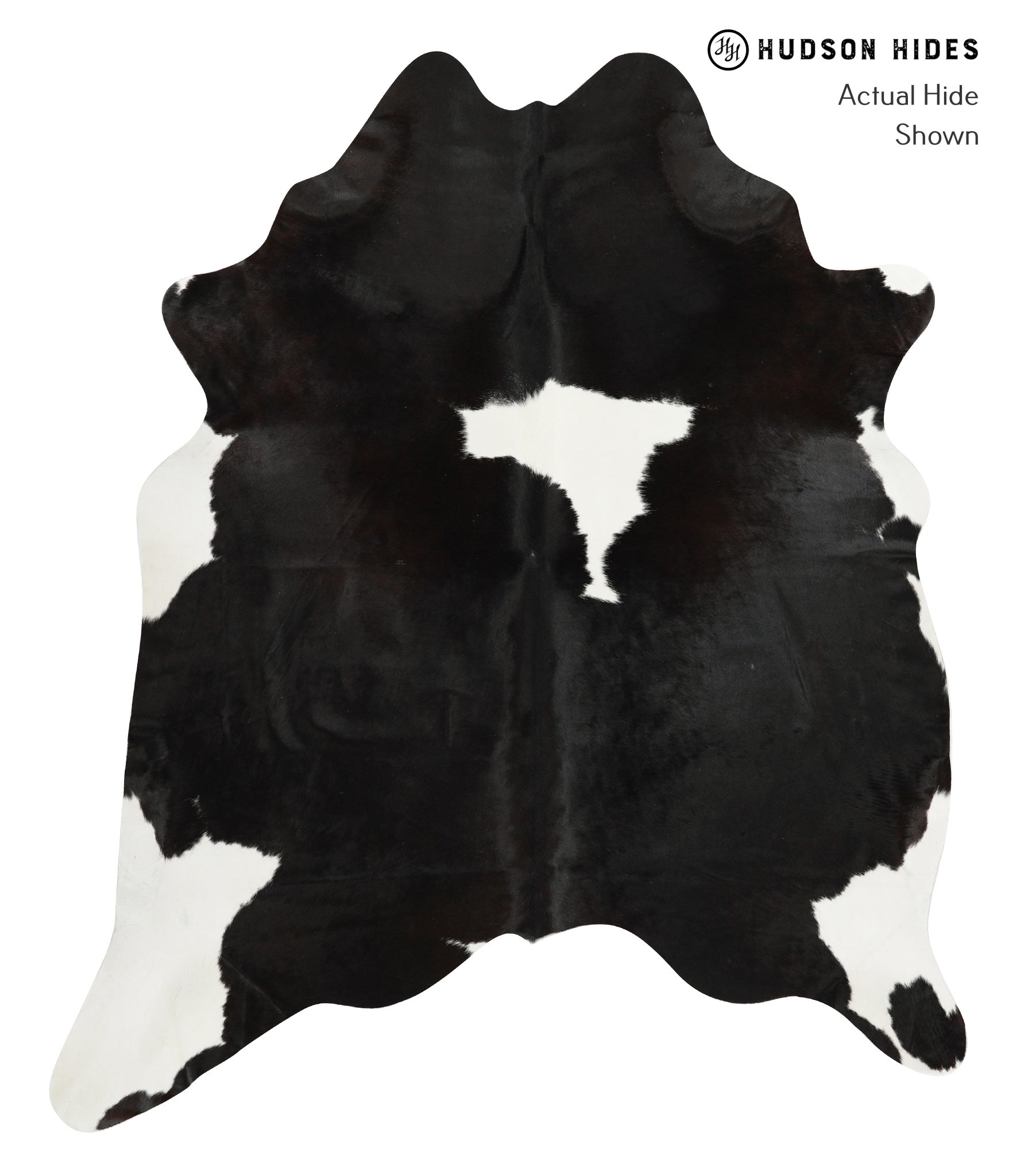 Black and White Cowhide Rug #31060