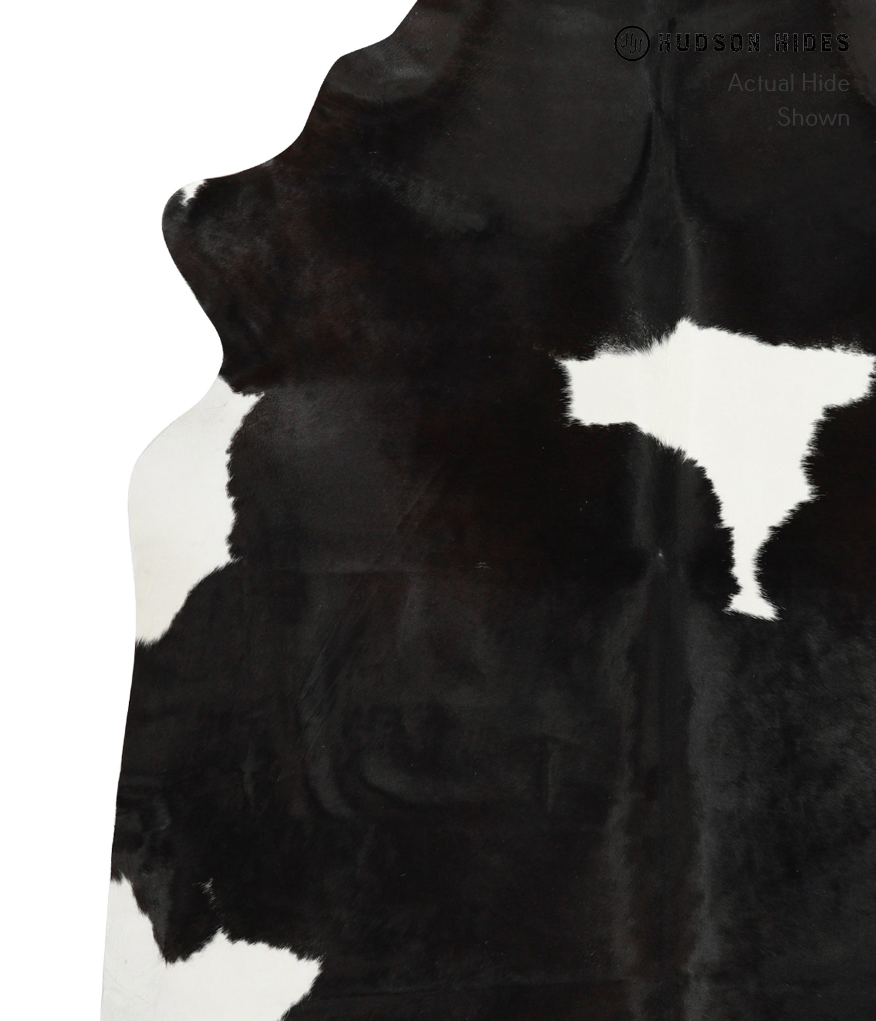Black and White Cowhide Rug #31060