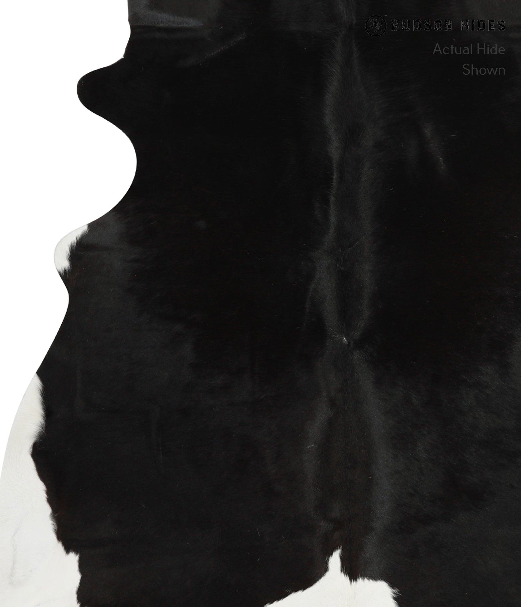 Black and White Cowhide Rug #31393