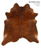 Medium Brindle X-Large Brazilian Cowhide Rug 7'0