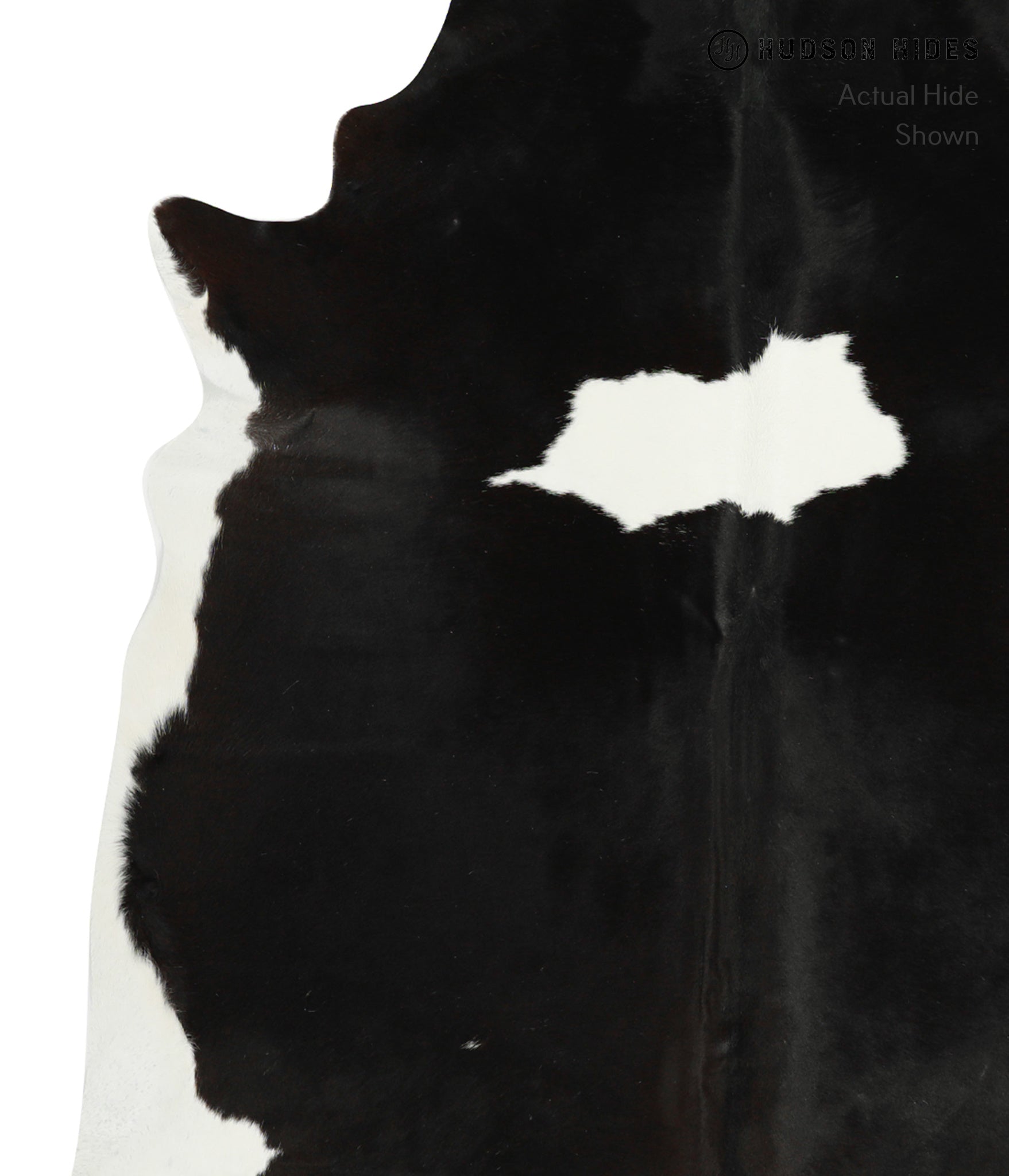 Black and White Cowhide Rug #31500
