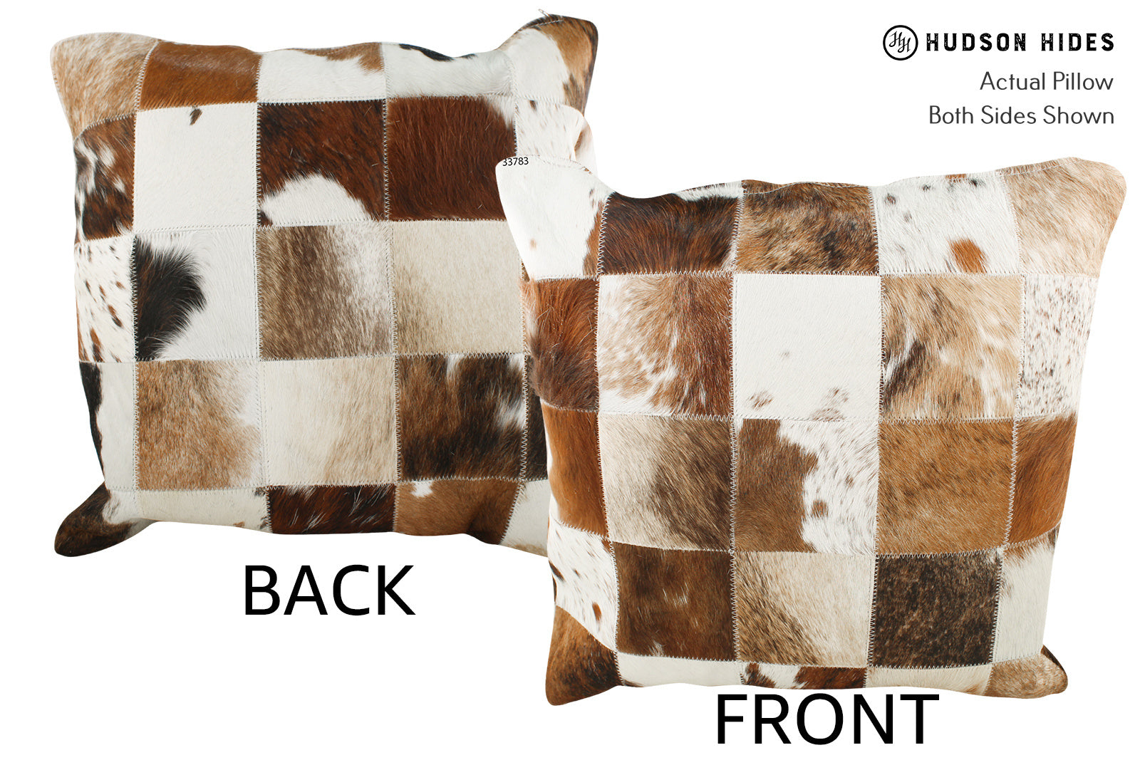 Patchwork Cowhide Pillow #33783