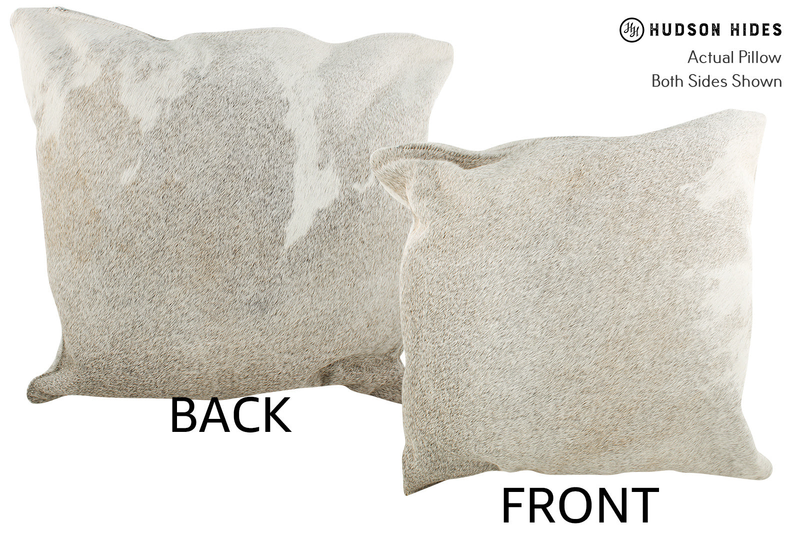 Grey Cowhide Pillow #33956