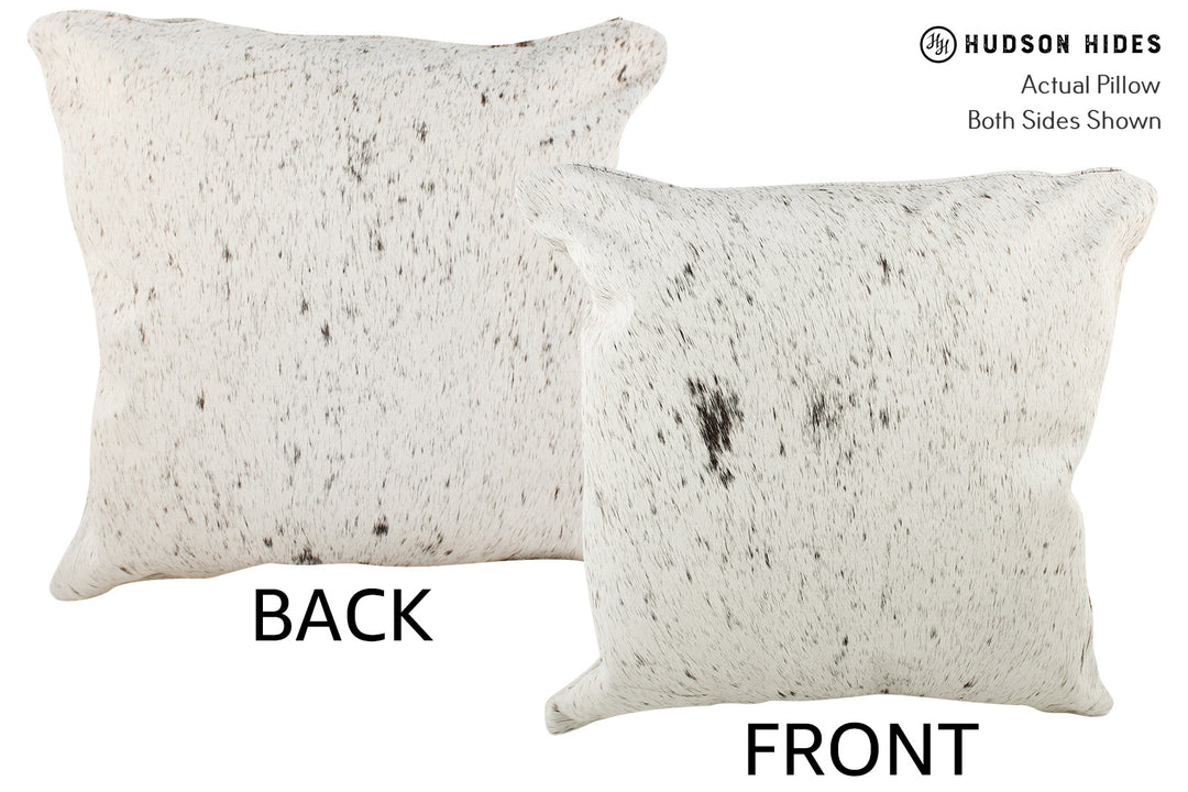 Salt and Pepper Black Pillow 20"x20"#34132 by Hudson Hides