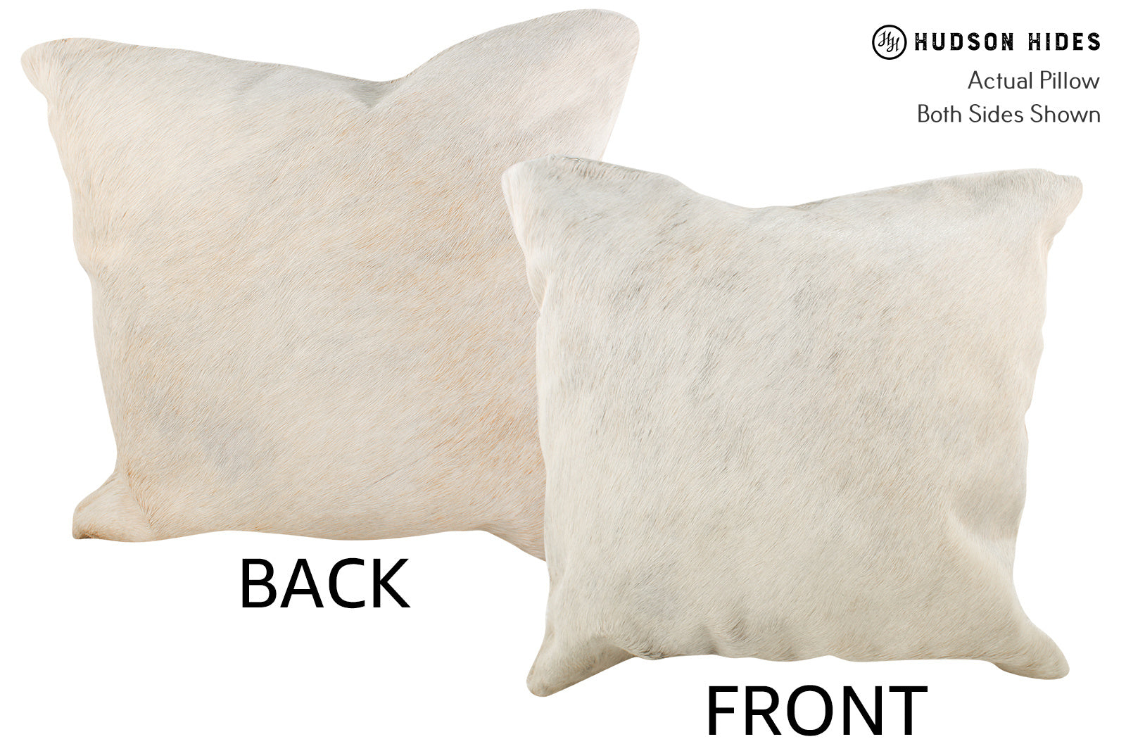 Beige Cowhide Pillow #34187