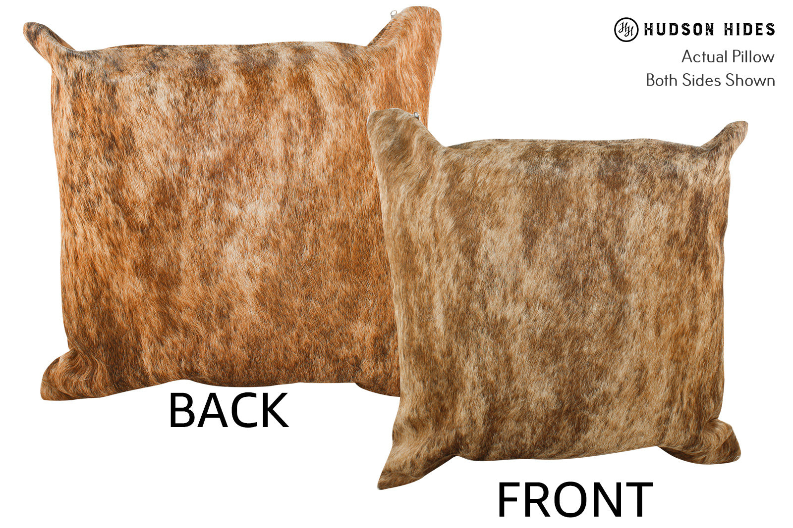 Medium Brindle Cowhide Pillow #34188