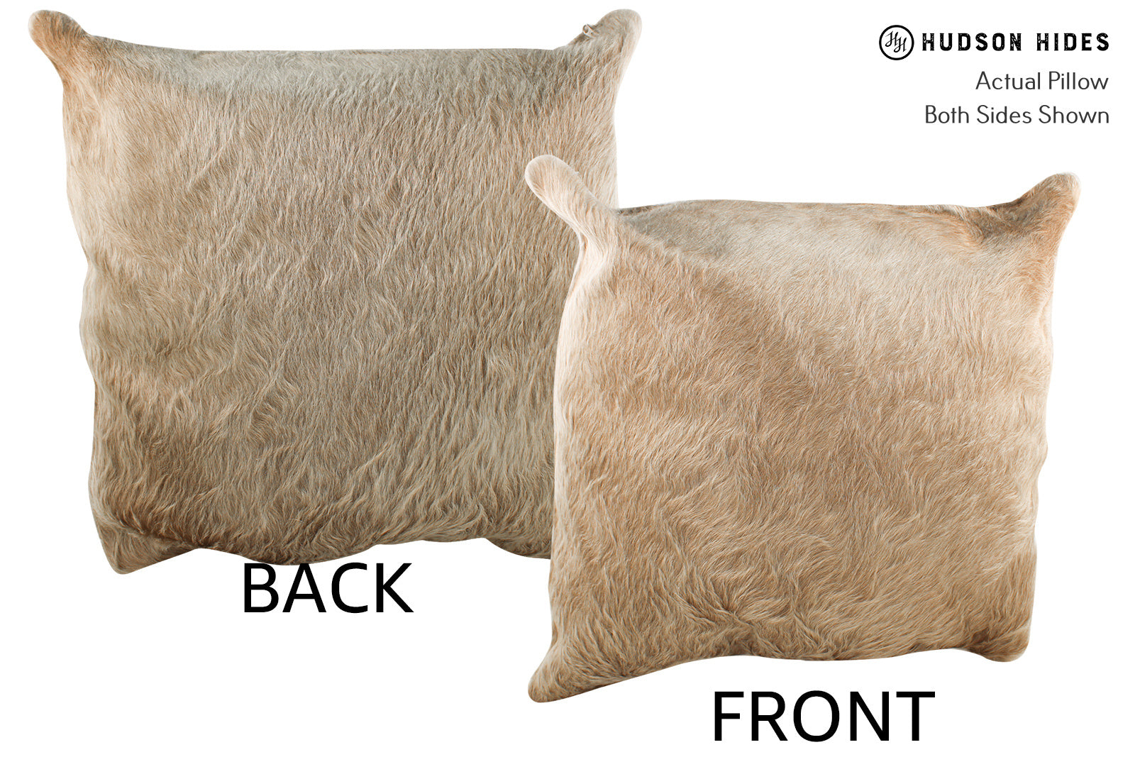 Taupe Cowhide Pillow #34319