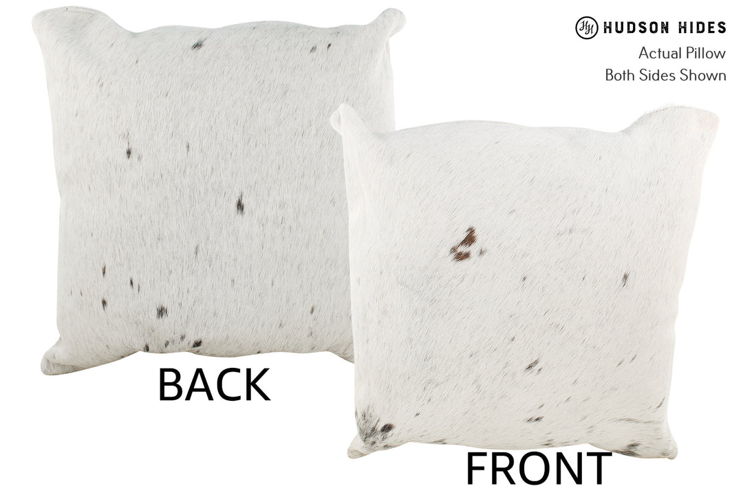 Salt and Pepper Black Pillow 20"x20"#34490 by Hudson Hides