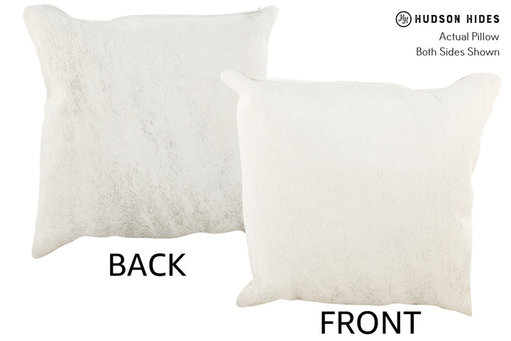 Grey 16"x16" Brazilian Cowhide Pillow #34527 by Hudson Hides