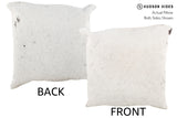 Salt and Pepper Black 16"x16" Brazilian Cowhide Pillow #34648 by Hudson Hides