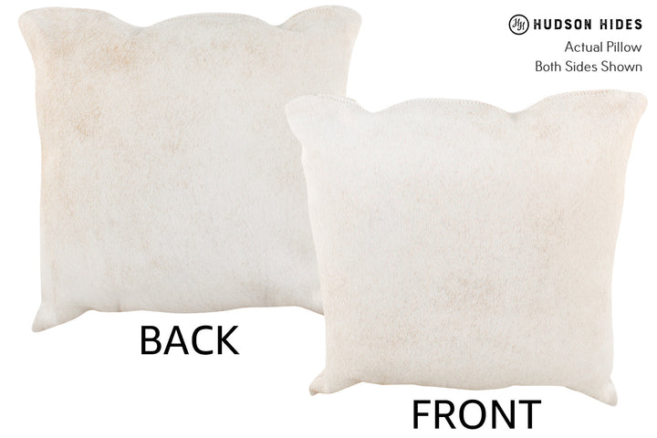 Grey 16"x16" Brazilian Cowhide Pillow #34689 by Hudson Hides
