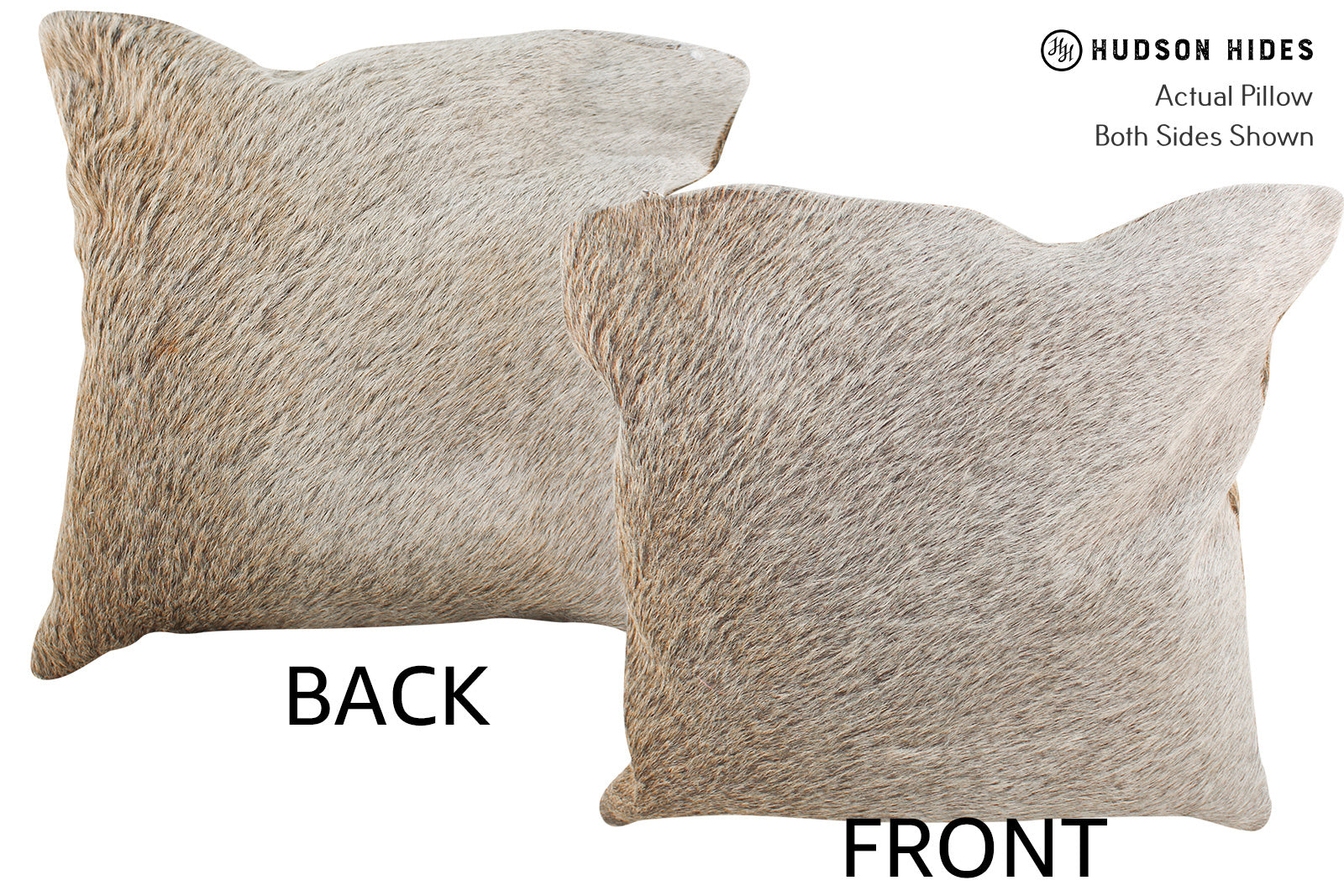 Grey Cowhide Pillow #34781