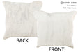 Grey 16"x16" Brazilian Cowhide Pillow #35121 by Hudson Hides