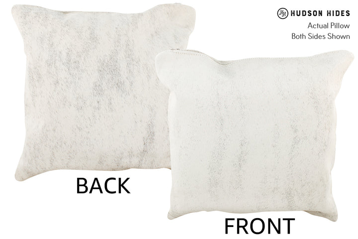 Grey 16"x16" Brazilian Cowhide Pillow #35121 by Hudson Hides