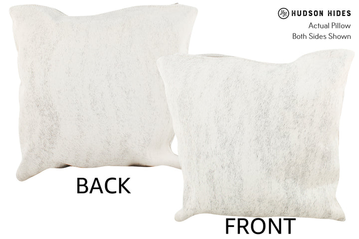 Grey 16"x16" Brazilian Cowhide Pillow #35131 by Hudson Hides