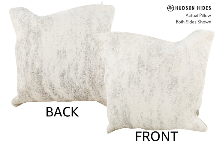 Grey 16"x16" Brazilian Cowhide Pillow #35137 by Hudson Hides