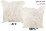 Grey 16"x16" Brazilian Cowhide Pillow #35141 by Hudson Hides