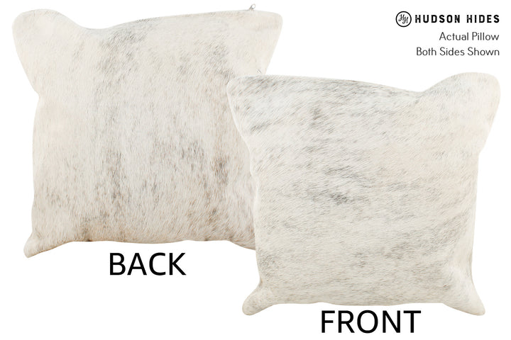 Grey 16"x16" Brazilian Cowhide Pillow #35143 by Hudson Hides