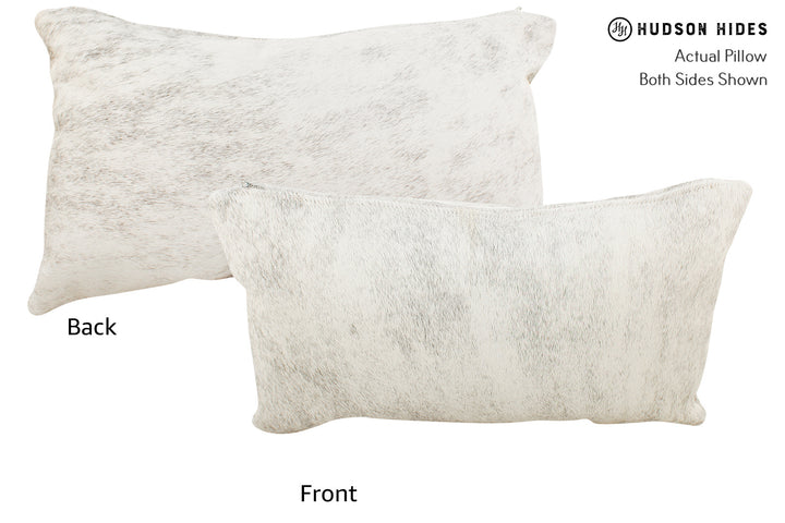 Grey 12"x22" Brazilian Cowhide Pillow #35367 by Hudson Hides