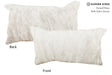 Grey 12"x22" Brazilian Cowhide Pillow #35382 by Hudson Hides