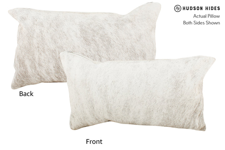 Grey 12"x22" Brazilian Cowhide Pillow #35382 by Hudson Hides