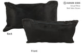 Chocolate 12"x22" Brazilian Cowhide Pillow #35435 by Hudson Hides