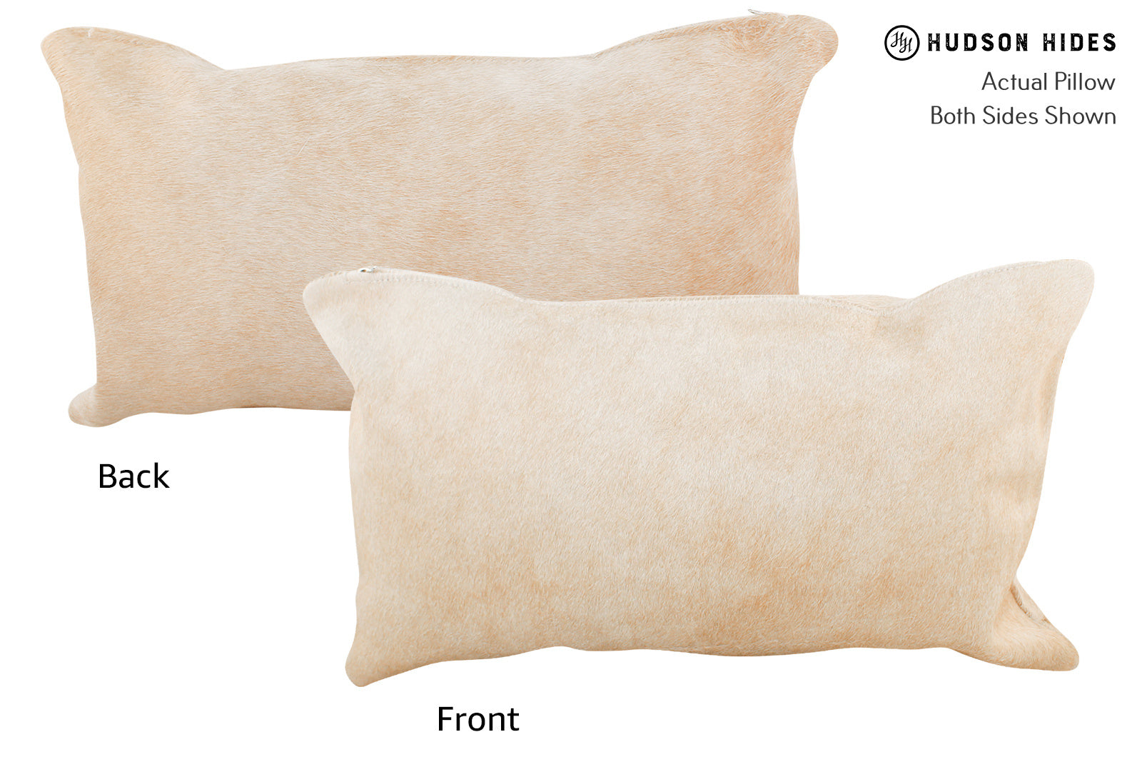 Beige Cowhide Pillow #35476