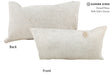 Grey 12"x22" Brazilian Cowhide Pillow #35484 by Hudson Hides