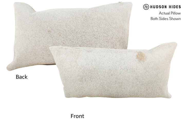 Grey 12"x22" Brazilian Cowhide Pillow #35484 by Hudson Hides
