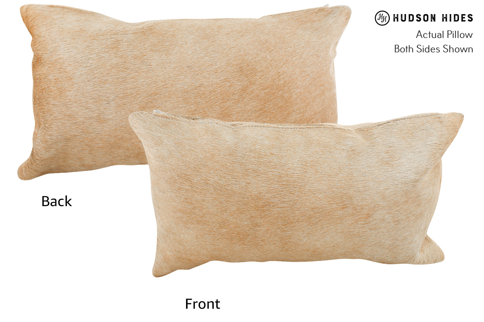 Beige Cowhide Pillow #35485