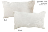 Grey 12"x22" Brazilian Cowhide Pillow #35494 by Hudson Hides