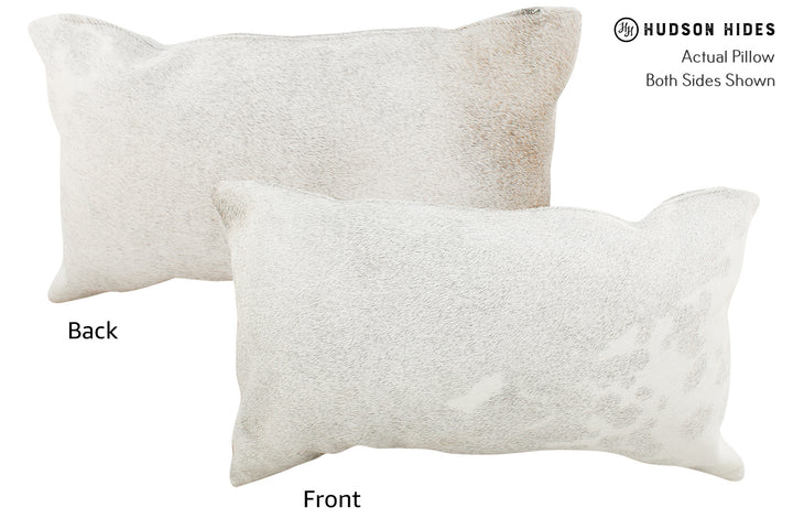 Grey 12"x22" Brazilian Cowhide Pillow #35494 by Hudson Hides