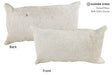 Grey 12"x22" Brazilian Cowhide Pillow #35496 by Hudson Hides