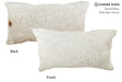 Grey 12"x22" Brazilian Cowhide Pillow #35505 by Hudson Hides