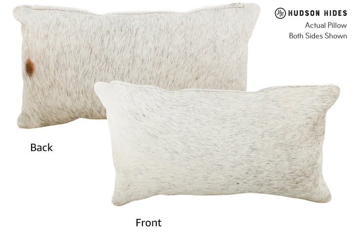 Grey 12"x22" Brazilian Cowhide Pillow #35505 by Hudson Hides