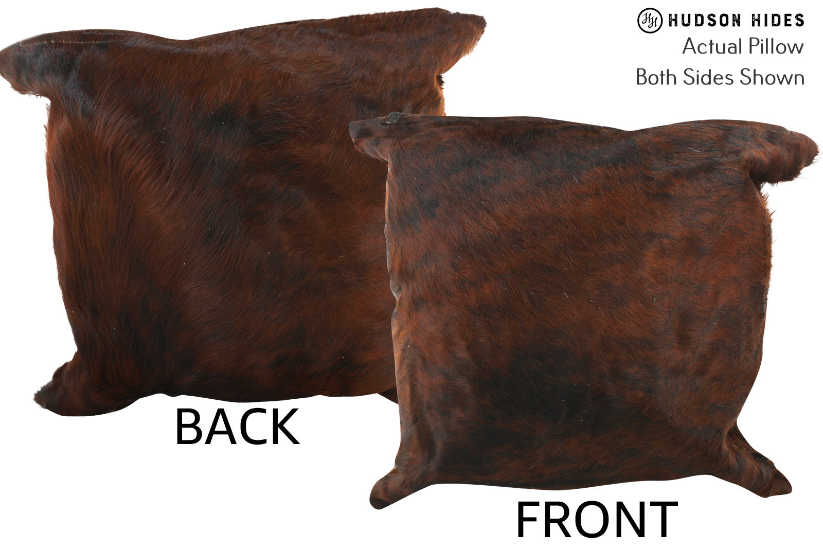 Dark Brindle Cowhide Pillow #35634