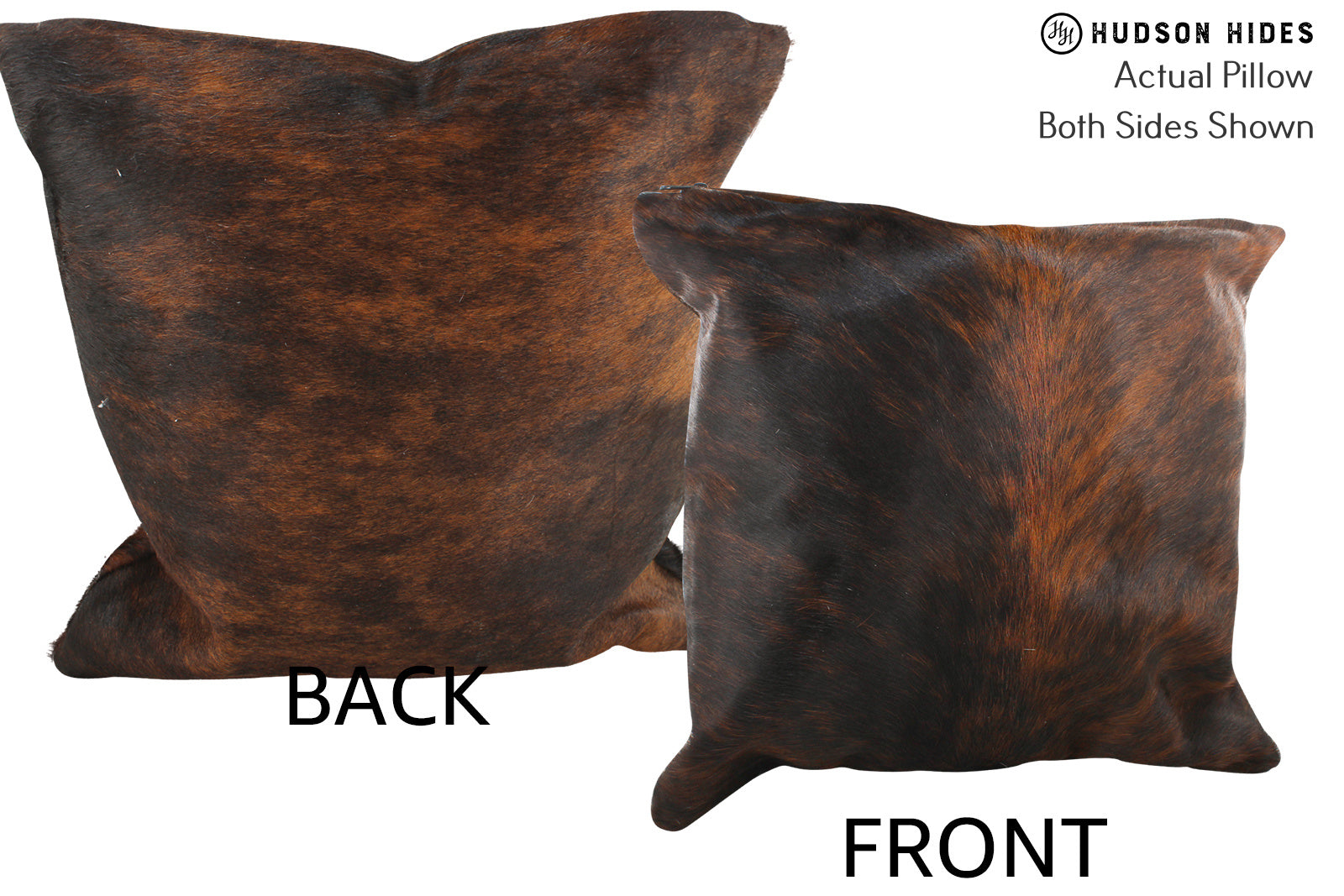 Dark Brindle Cowhide Pillow #35645