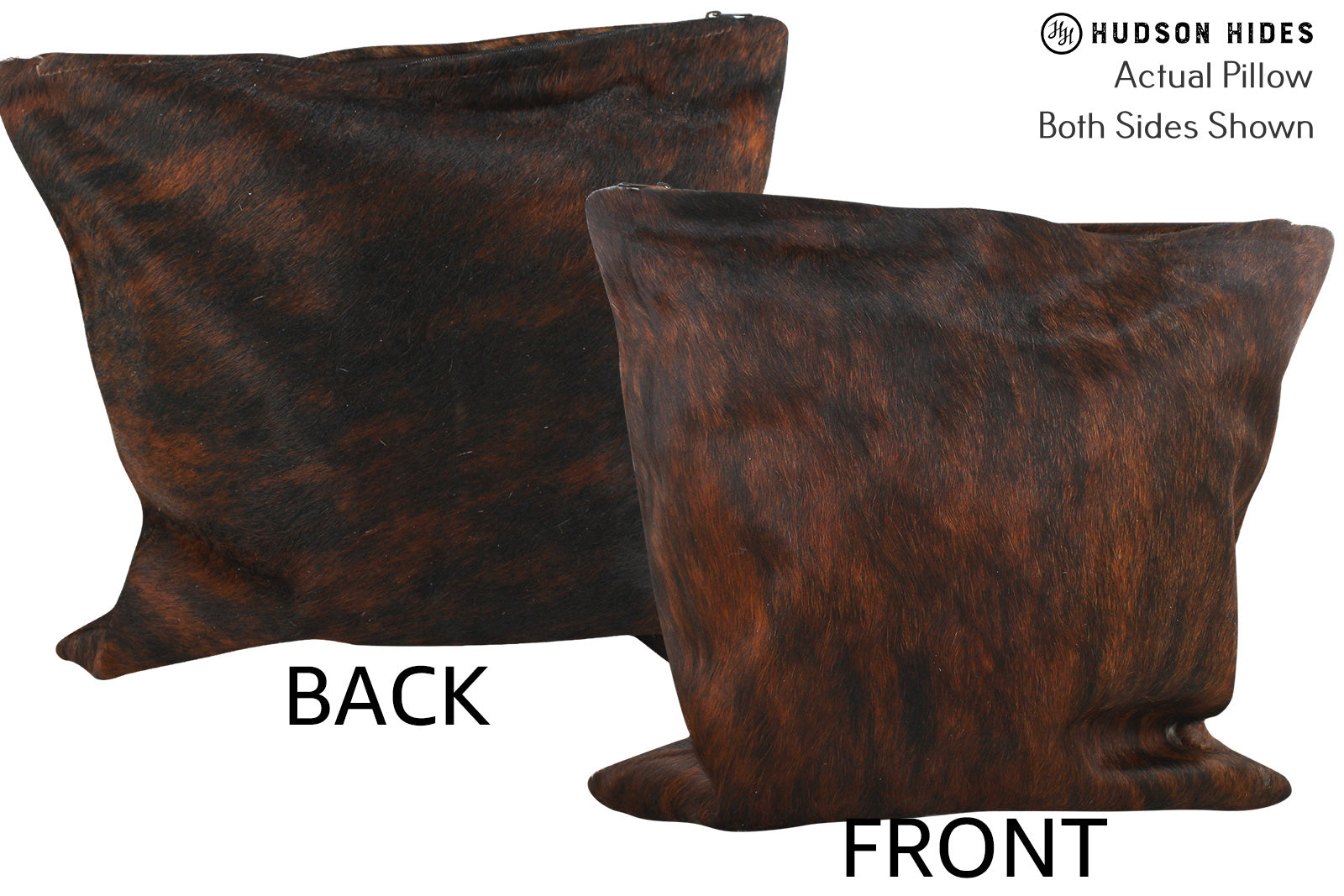 Dark Brindle Cowhide Pillow #35657